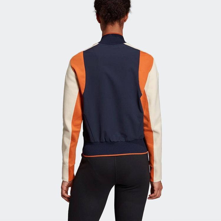 (WMNS) Adidas Sports Stylish Long Sleeves Jacket Navy Blue Women's DX8420