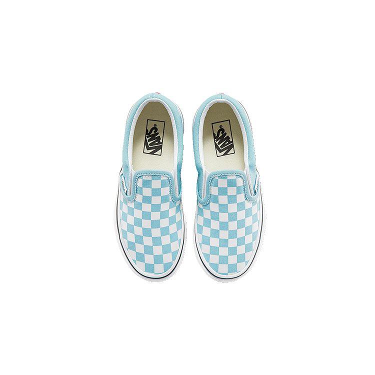 Vans Slip-On Checkerboard Low Top Kids Skate Shoes Kids Sneaker Blue White VN0A5KXM7TC