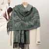 New Shawl Warm Winter Scarf Hijab Women Print Paisley Cashmere Pashmina Thick Wrap Head Neck Foulard Luxury  Blanket Echarpe