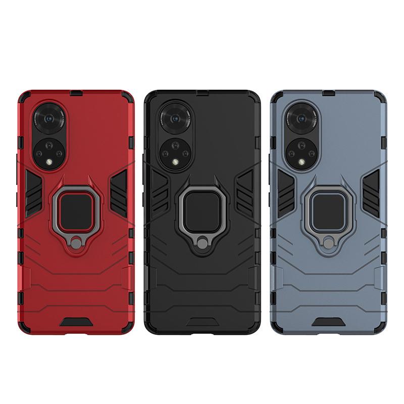 Shockproof Armor Phone Case For Honor 90 100 50 Lite 70 Pro Cases Magic 6 5 Lite 4 Pro X9 X9A X9B Ring Holder Car Magnetic Cover