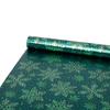 Christmas Wrapping Paper Roll 17 Inch x 120 Inch Snowflake Bow Jumbo Roll Vintage Holiday Gift Wrap for Christmas Parties Supplies