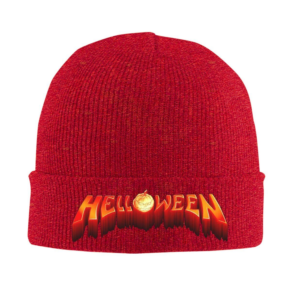 

Helloween Rock Band Warm Knitted Cap Winter Knit Bonnet Hat Skullies Beanies Hip Hop Caps for Unisex One Size