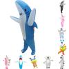 Clown Shark Flamingo Pig Koala Animal Inflatable Suit Cosplay Party Halloween