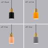 Nordic Pendant Lights Modern Wood  Simple Iron E27  For /  Bar/Parlor/Master/ Bedroom/Study/Cafe Home Becor Lights Hanging