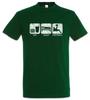 Eat Sleep Football T-Shirt Coach Fun Training Human Player Field Game Soccer