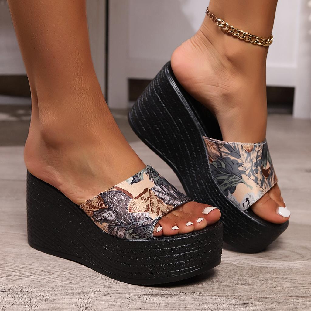 2024 summer new sandals women's platform comfortable slippers women's sandals