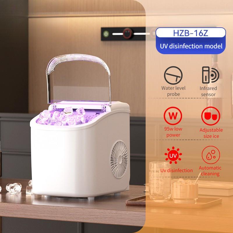 Haushalt Automatischer Selbstreinigender Eiswürfelbereiter Leiser Betrieb Eiswürfelmaschine Kleiner Elektrischer Eiswürfelbereiter