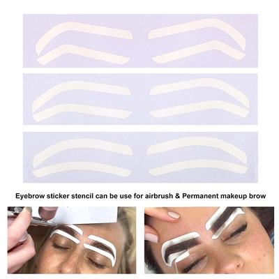 Kaş Şablonu Etiketi Kaş Şekli Bandı Microblading Kaş Yardımcı Etiketi Kaş Pozisyonu İçin