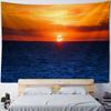 Oceano, Alba, Tramonto, Paesaggio a Telaio, Grande Appeso da Parete, Decorazione da Parete Hippie, Tessuto di Sfondo, Decorazione Artistica per la Casa