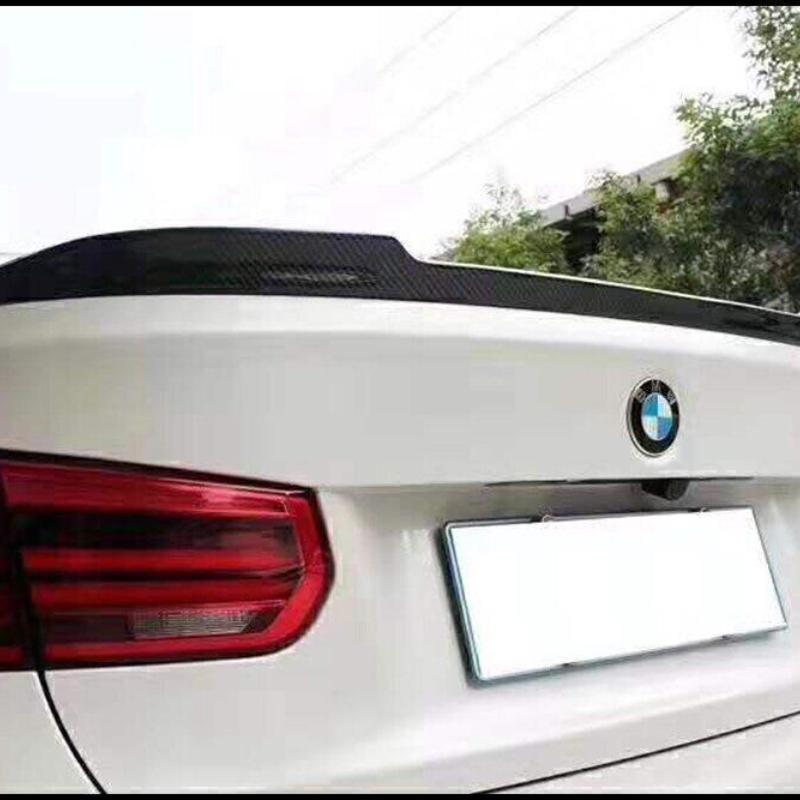 FOR BMW 3 SERIES F30 F80 REAR BOOT SPOILER M3 STYLE LIP GLOSS BLACK 100% FIT nlxk36