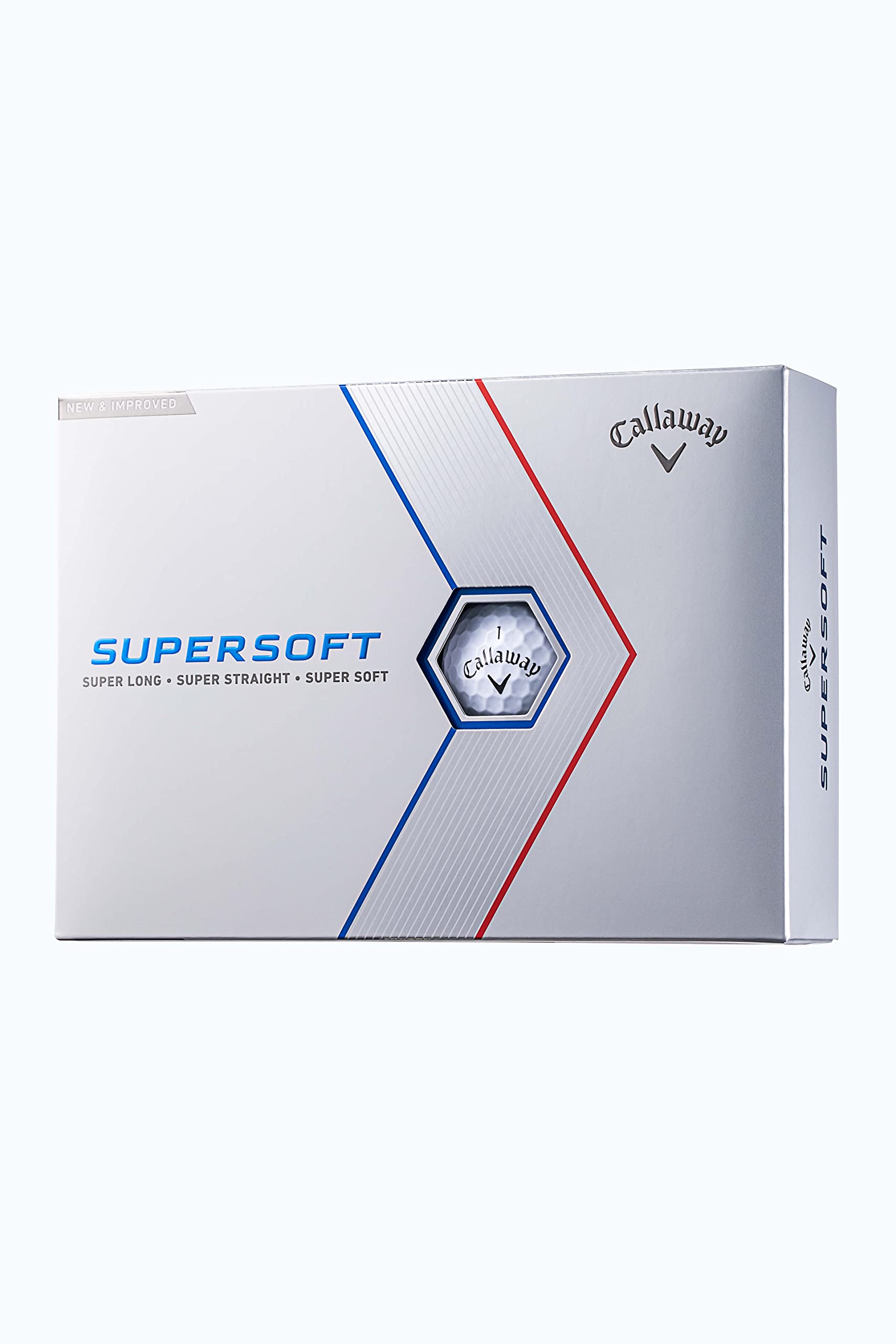 

Callaway Golf Ball SUPERSOFT 23 1 Dozen 2 Piece Construction White (12 Pieces)