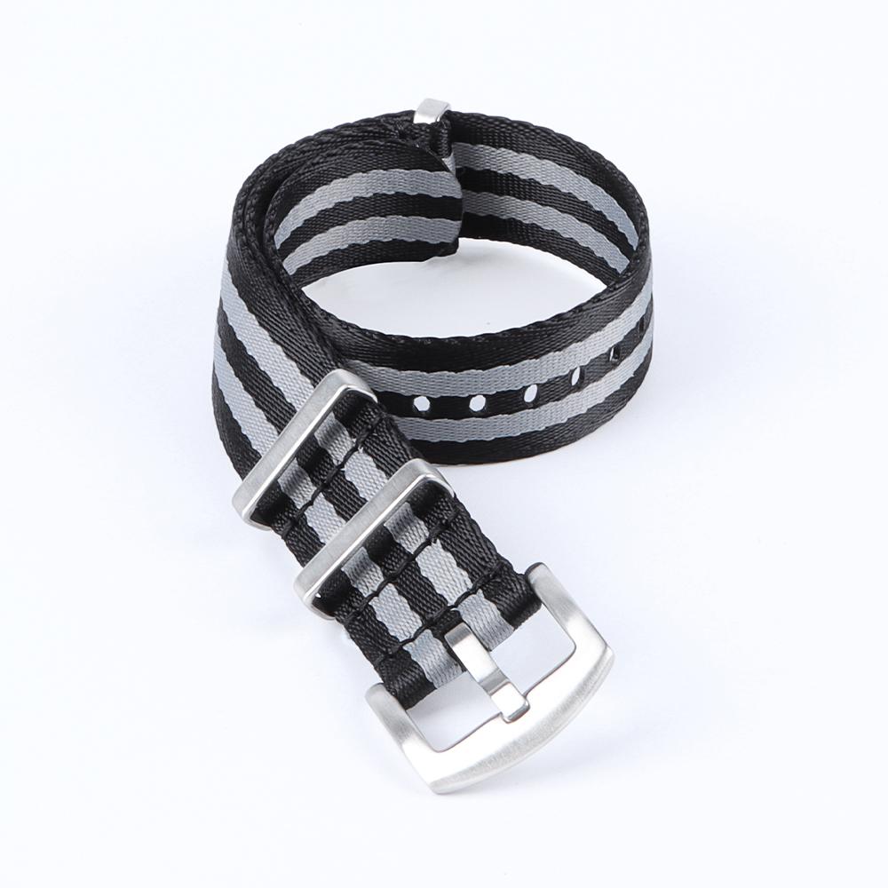Nailono drobės laikrodžio dirželis 20mm 22mm for Omega 007 Karinis Sportinis Apyrankė Didelio Tankio Austa Juosta Vyrams Moterims Apyrankė for Seiko 5