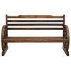 VidaXL Banc de jardin 112 cm Bois de sapin massif