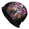 Custom Retro T-Terrifiers Halloween Skullies Beanies Caps Winter Warm Knitted Hat Men Cool Cartoon Bonnet Hats Outdoor Ski Cap