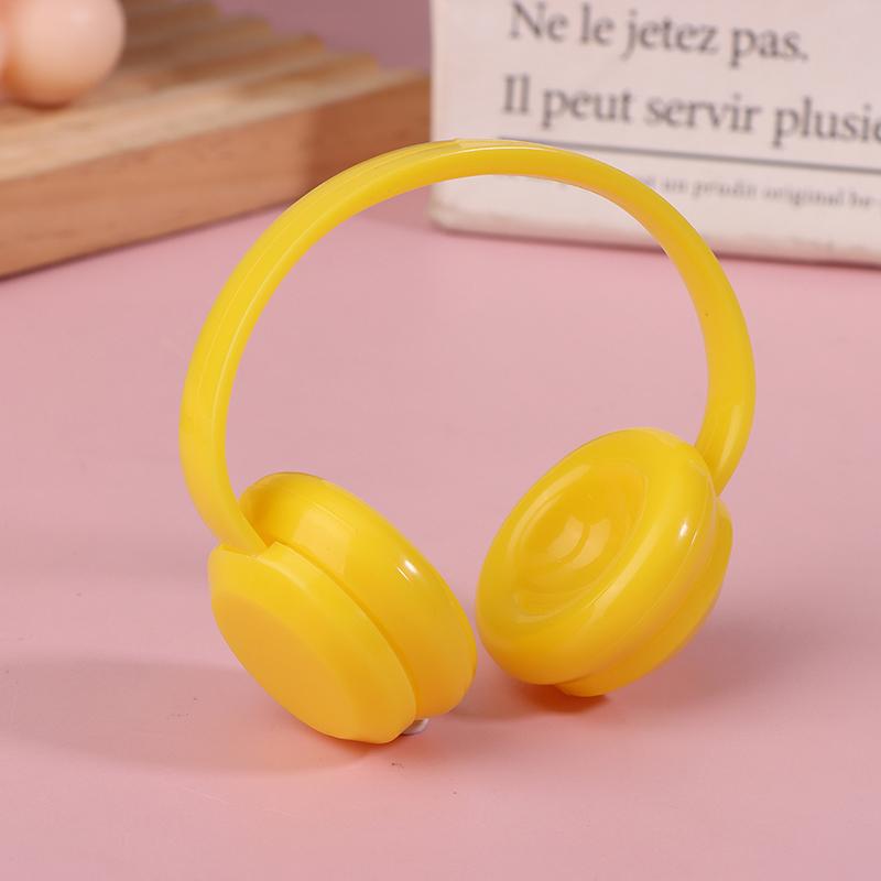 

Хлопковая кукла Наушники Милые наушники для 10 см хлопковой куклы Мини плюшевая кукла Гарнитура Украшение Сделай сам Аксессуары для кукол Подарок