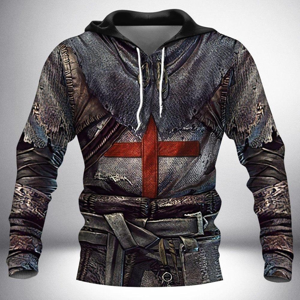 Spring and Autumn Fashion Hot Cross-border 3D Hoodie Men's Cool Animal Print Street Trend Classic Hoodie