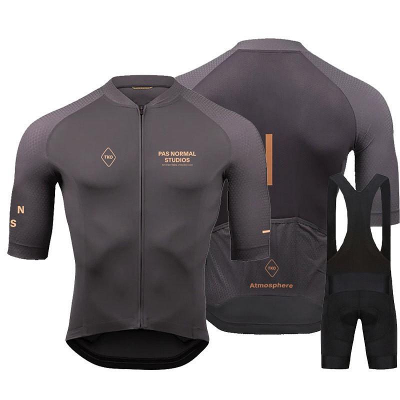 Completo da Ciclismo PNS Edizione Squadra Uomo Maglia da Bicicletta Manica Corta Strada con Imbottitura 20D