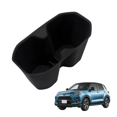 Tapis Kryzoniy en Silicone pour Porte-Gobelet de Console Centrale pour Toyota Série A200 Facile Protège les Petits et Prévient les Rayures et la Saleté Rise/Rocky (Modèle 210A) -