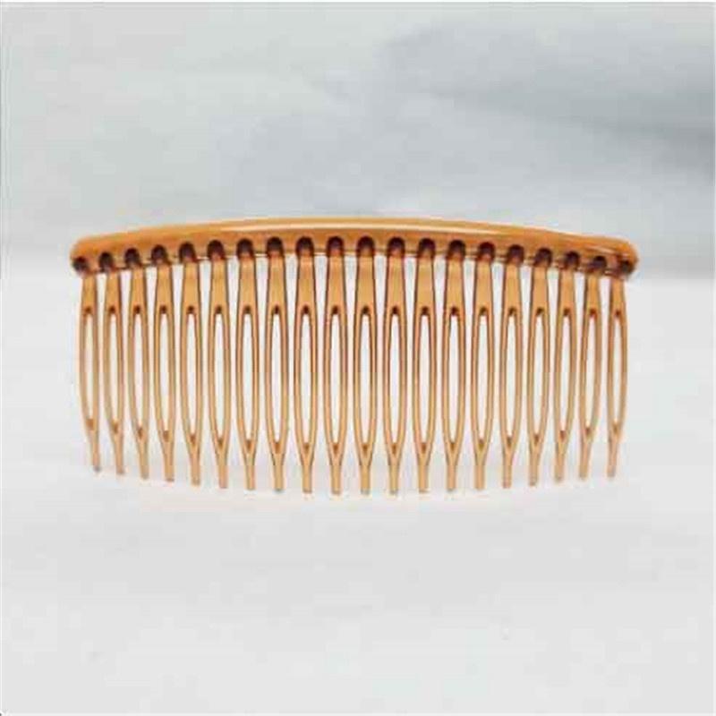 

Модные черные аксессуары для волос, детские горки для волос, кофейная прозрачная пластиковая расческа для волос, женская 10x4.5cm кофейный