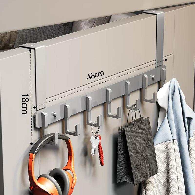 Creative Door Back Hook Hanger Clothes Wall Entrance Hall Coat Rack Over The Door To Hang Clothes Keys Holder Coat Hanger Hooks