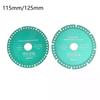 115/125mm Brazed Saw Blade Cutting Disc 22.23mm Steel Metal Stone Cast Iron Steel Reinforcement Aluminum