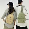 New Pure Color Light Small Backpack Women Simple Large-capacity Chest Bag Casual Travel Commuting All-matching Portable