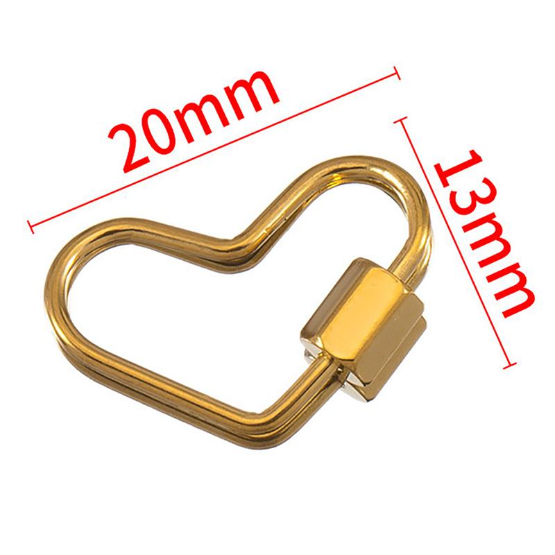 

Золотистый Геометрический Винтовой Карабин-Замок из Нержавеющей Стали Соединитель Застежка Клипса для Изготовления Брелоков и Ювелирных Изделий Своими Руками