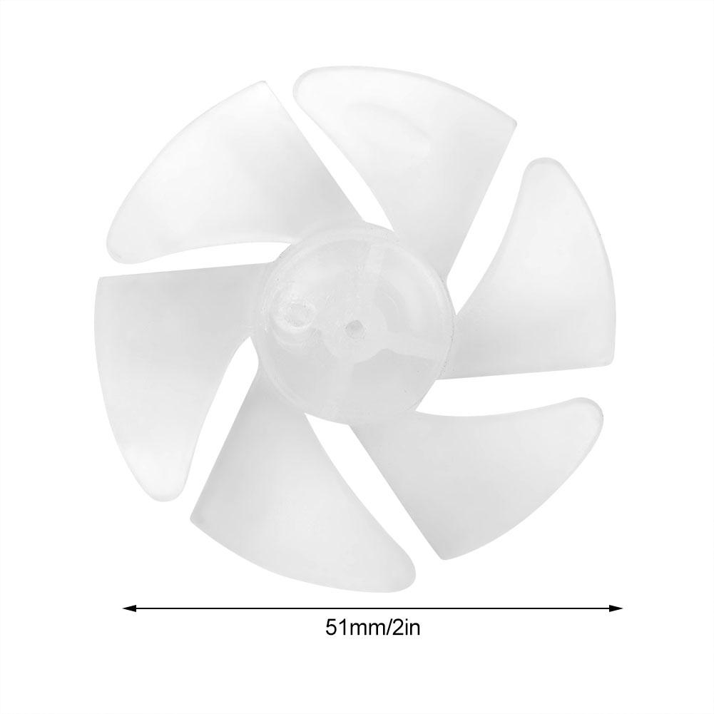 10Pcs Mini Plastic Fan Blade Small Power Hair Dryer Fan Leaves Motor Accessories