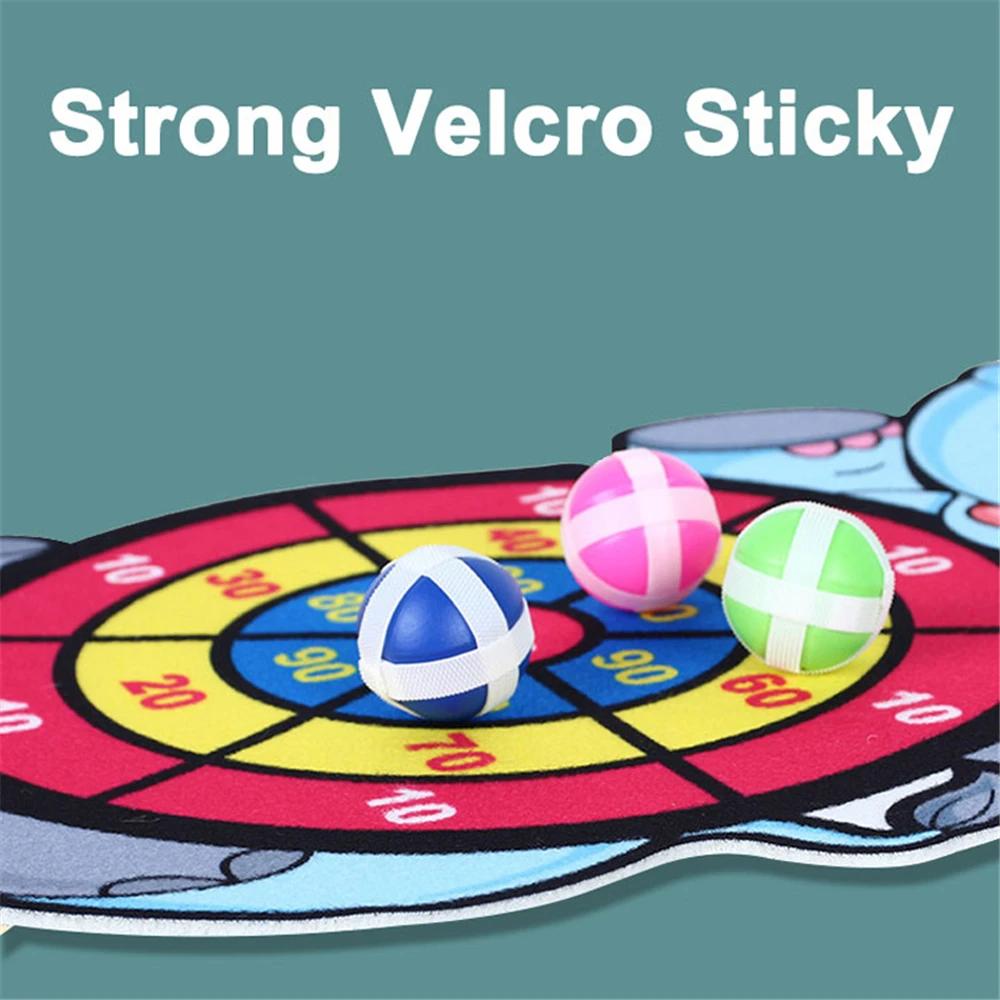 Non-Toxic Outdoor Games Toys For 3 4 5 Years Children Sports Toys Large Dart Board Sticky Balls Bow And Arrow For Kids Indoor Party Game