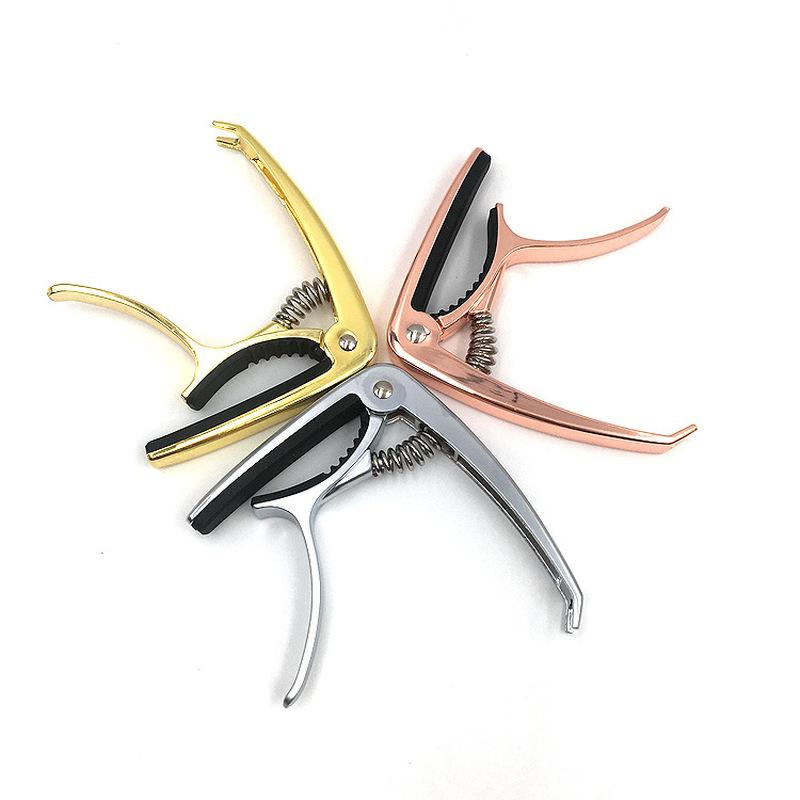 Aluminium Alloy Metal New Guitar Capo Quick Change Clamp Key Acoustic Classic Guitar Capo for Tone Adjusting Guitar Accessories