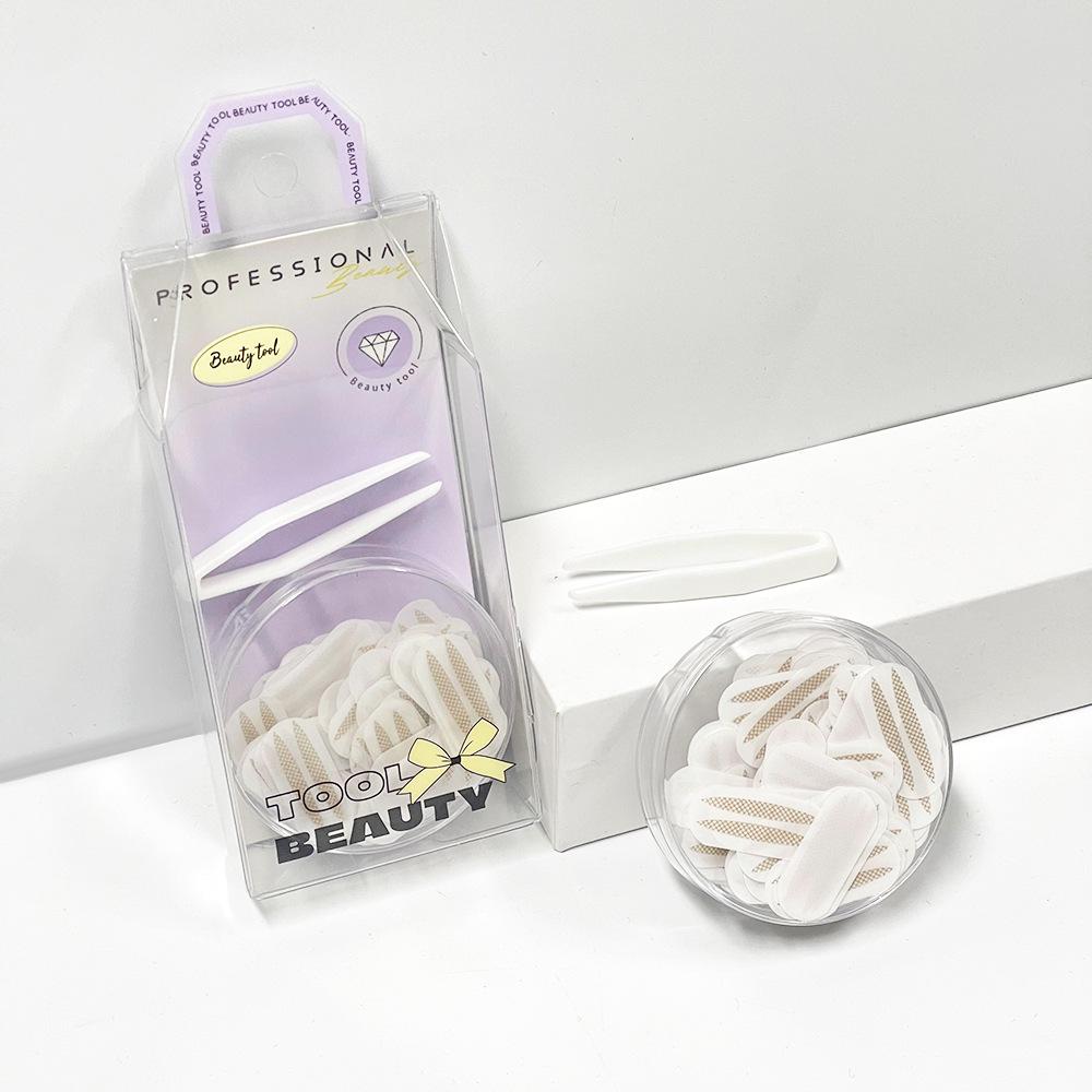 

Невидимая кружевная лента для век - 150 самоклеящихся штук для одинарных век, клей не требуется.