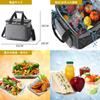 Mellbo Cooler Cooler Insulated Soft Large Outer Side Aluminum 35 x 28 x Grey Box, Bag, Bag, Cooler, Outdoor, Foldable, Capacity, 27L, Pocket, Net,