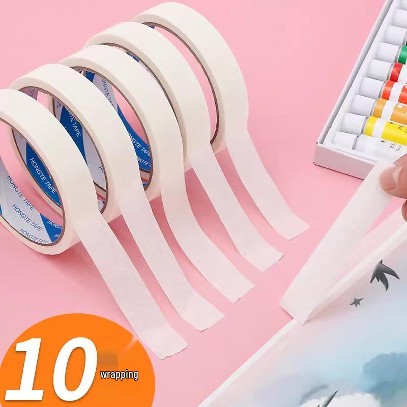 Crepe Paper Tape for Art: Perfect for Painting, Edging, Watercolor, Sketching, No-Trace, Hand-Tearable.