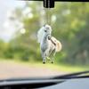 Acrylic White Beautiful Horse Car Ornament Trendy Decoration For Car Design Interior