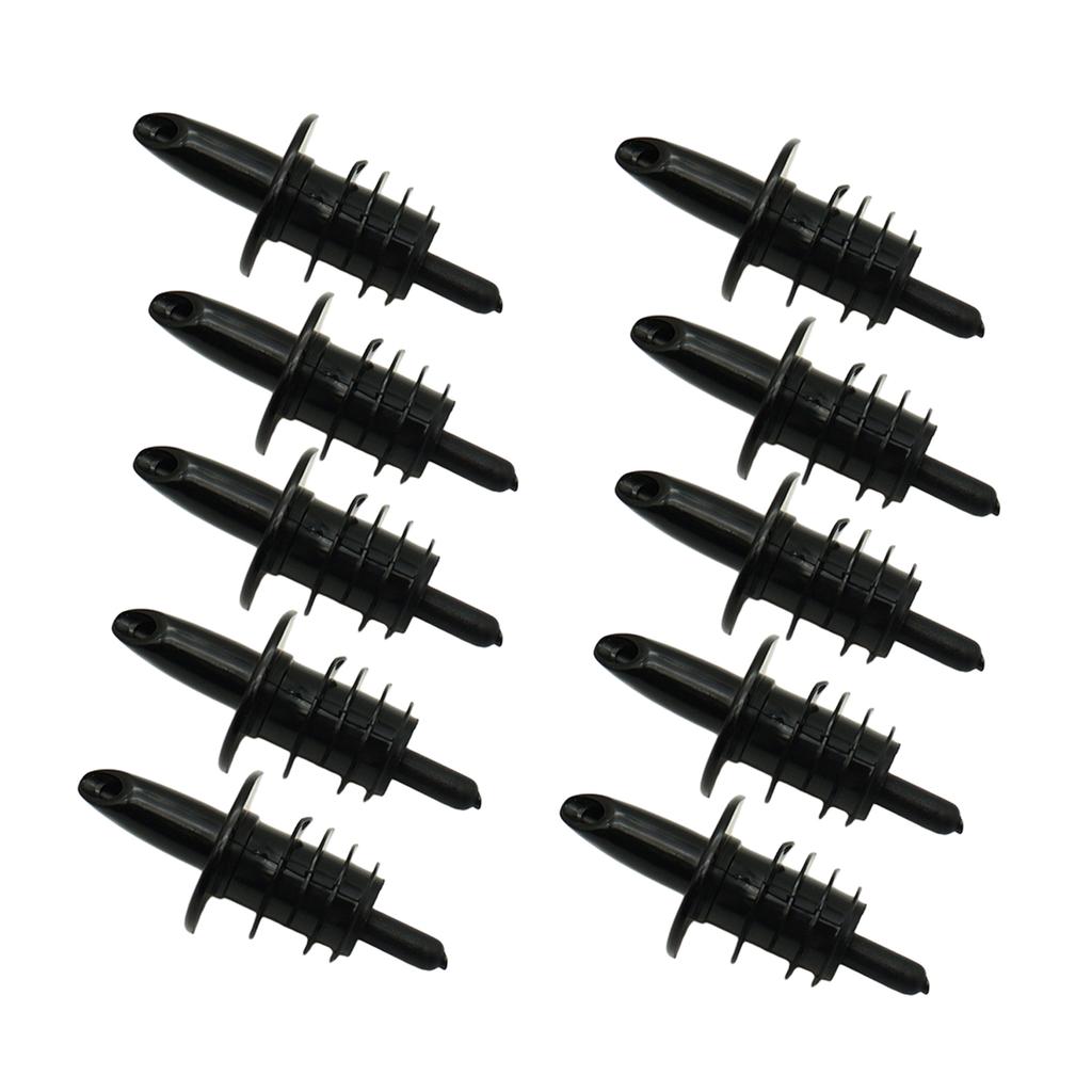 10Pcs Plastic Liquor Bottle Pourers LeakProof Spout Pourer Stopper Oil Pourer Dispenser Wine Accessories Dishwasher Safe