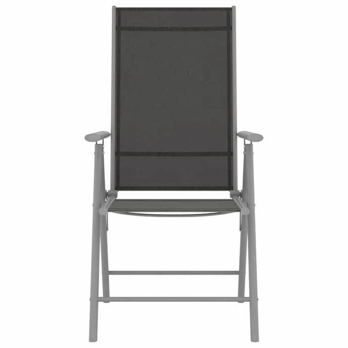 Maison Exclusive - Chaises pliantes 4 pièces Textilène Noir