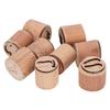 9Pcs Animal Footprint Stamps Wooden Wild Animal Tracks Stamp Set Mini Handmade for Crafting Decorative Projects