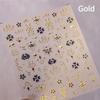 Baroque Pattern Stamping Geometric Totem Flower Retro Star Noble Self Adhesive 5D Nail Art Decoration Sticker Manicure Decal
