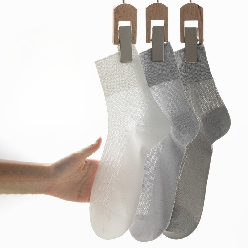 

Men s Summer Ultra Thin 10A Antiseptic Deodorant Loose Foot Socks 1 pair чорний