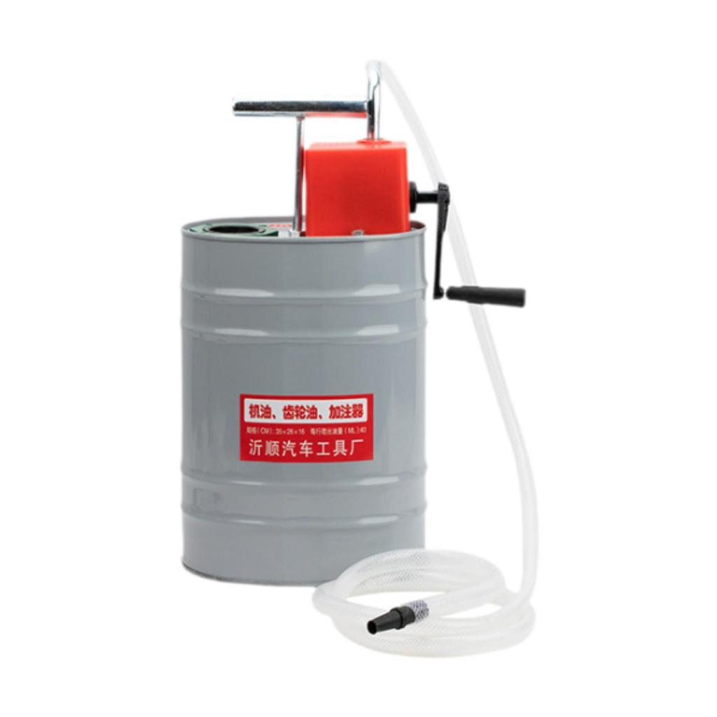 Hand Crank Oil Filling Barrel 10L Gear Dispenser for Automotive Supplies A