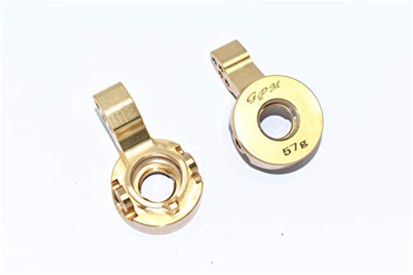 GPM RACING TAMIYA CC2021X-OC Brass Front Knuckle Arms for CC02 - 57g