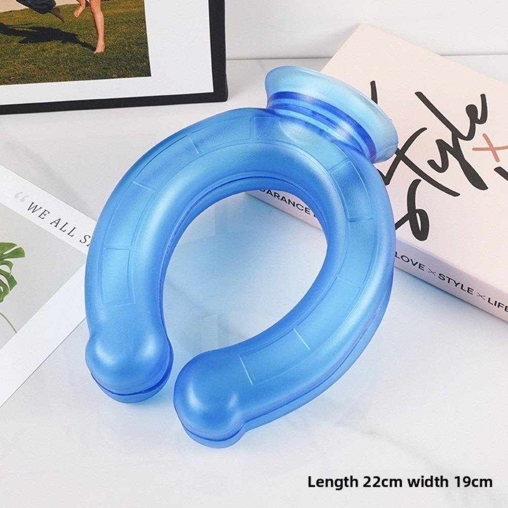Neck-hanging Hot Water Bottle U-shaped PVC Cold Water Bag New Neck Protection Hot Water Bottle