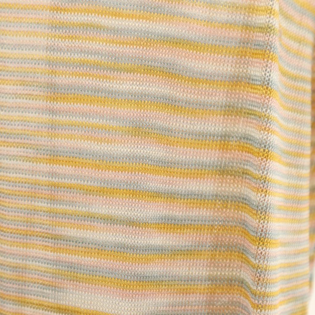 Missoni Hergestellt in Italien Strick-Cardigan mit langen Ärmeln 40 Beige Damen Gebraucht