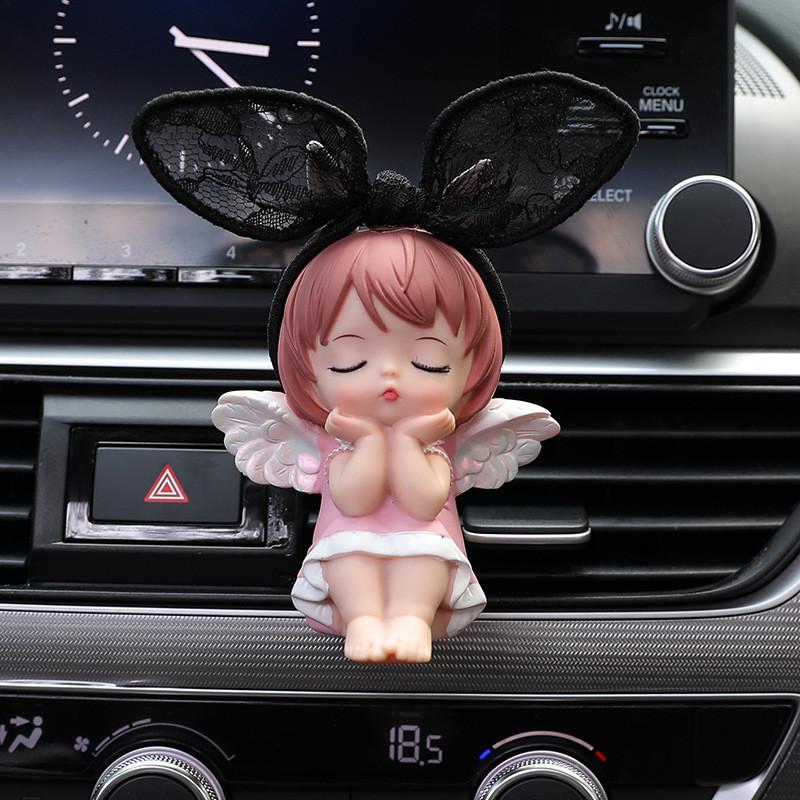 Niedlicher Anne Dekorativer Auto-Duftclip für Lüftungsschlitz Langanhaltende Aromatherapie für Autoinnenraum Auto-Klimaanlagen-Duftchip Auto-Ornament