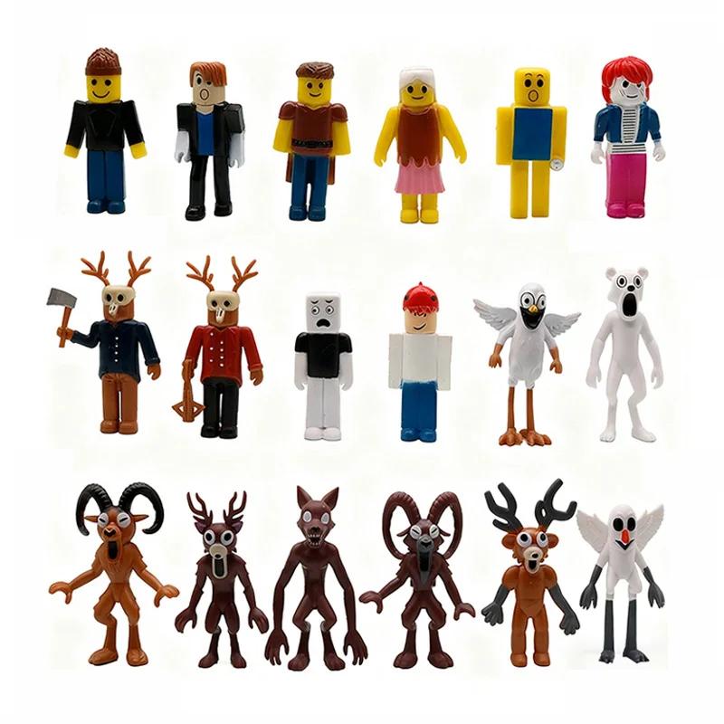 18pcs/Set 99 Nights In the Forest Figurines Set Plastic Toy Gift Owl Goat Wolf Deer - Forest Animal And Nature Theme Collectible