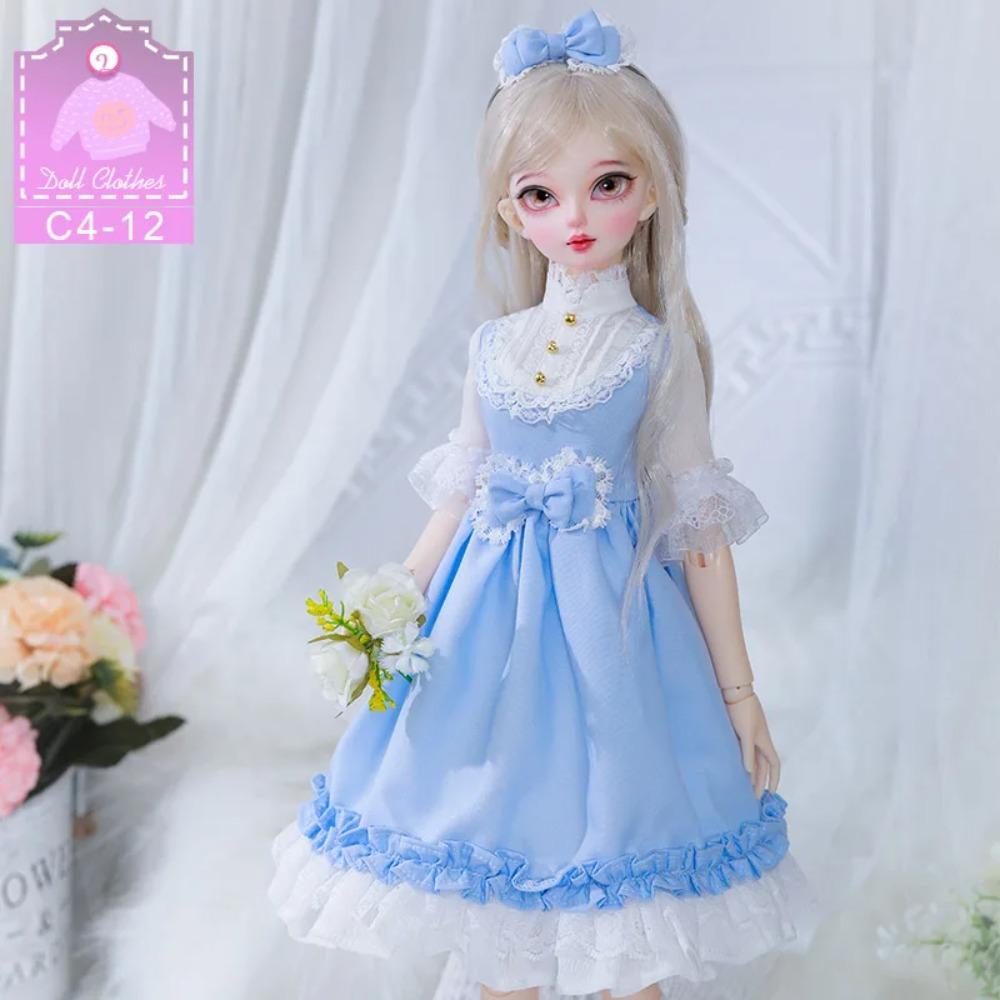 BJD LDS Cai Mädchen 1/4 Kleidung Große Brust BJD Kleid Schöne Puppen Accessoires für weiblichen Körper MSD Größe Kleid