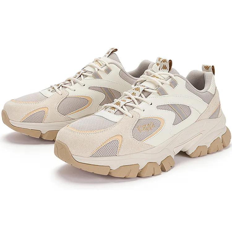 Kappa Textile , Synthetic Leather , Split Cow Leather Low top Chunky Sneakers Unisex White Gray (Unisex) Chunky Sneakers K0DZ5MC54D 205