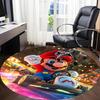1pc Mario Kart Racing Office Round Area Rug, Bedroom Living Room Home Decor, Room Deco,  Offic a1016110