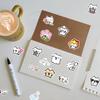 72 Cute Kitten Line Art Stickers: Cartoon Decorations for Phone Case & Laptop - Waterproof