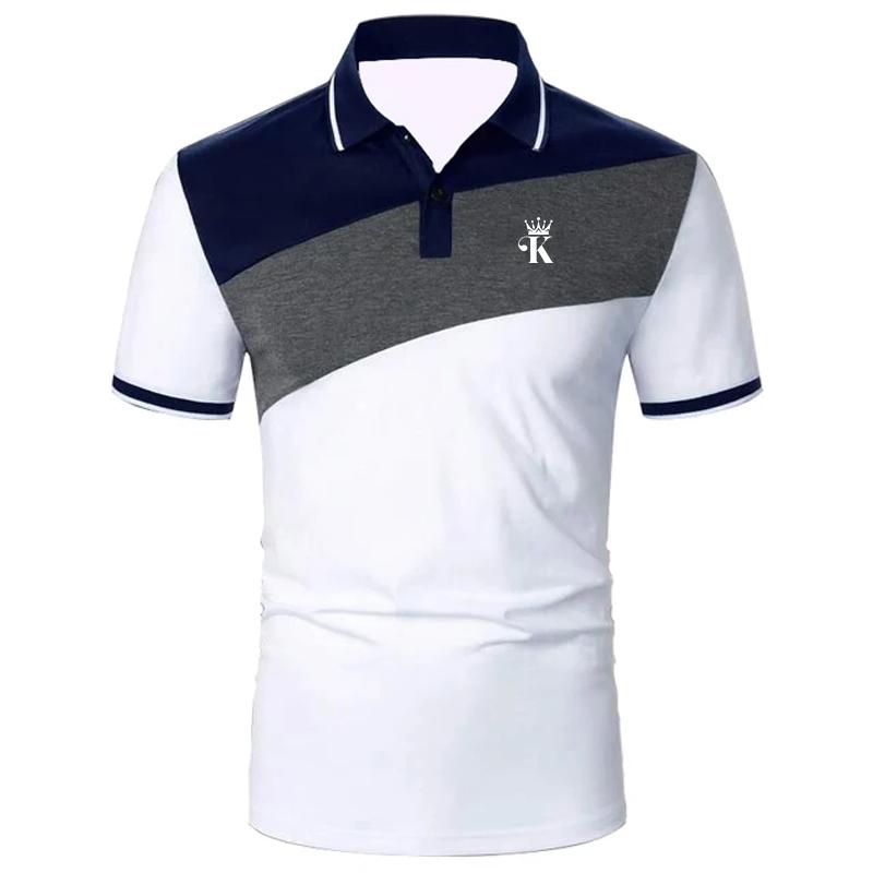 Tricou polo casual de vară mânecă scurtă tricouri business bărbați Top